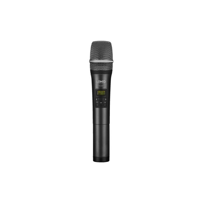 Monacor TXS-865HT Mikrofon doręczny z wbudowanym nadajnikiem wieloczęstotliwościowym w technologii UHF PLL, 506-542MHz